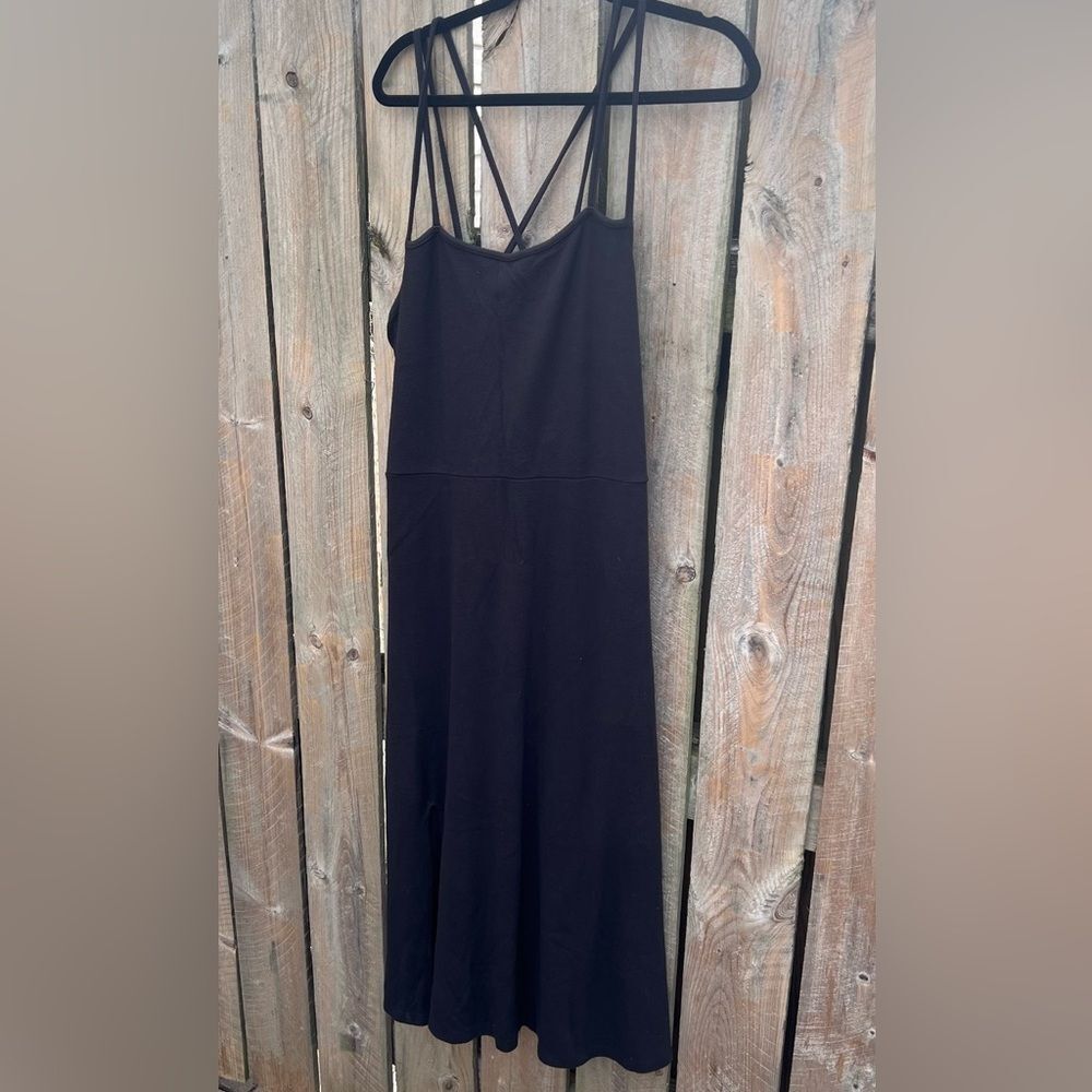 Elegant Eloquii Black Spaghetti Strap Dress 18/20
